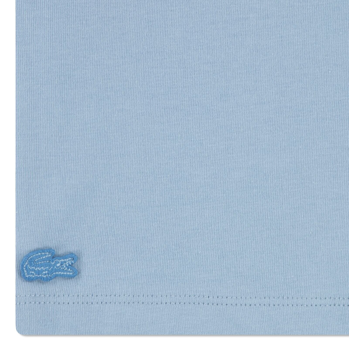 Lacoste Kinder T-Shirt – Applique-Print hellblau CHAMBRAY T-Shirt Lacoste