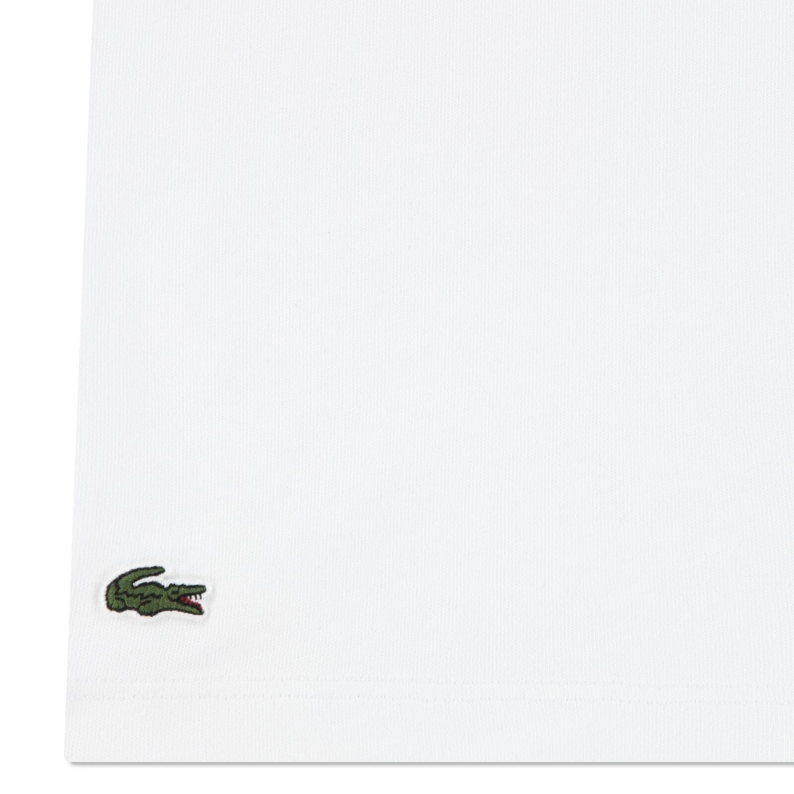 Lacoste Kinder T-Shirt mit Seiten-Logo – Weiß T-Shirt Lacoste