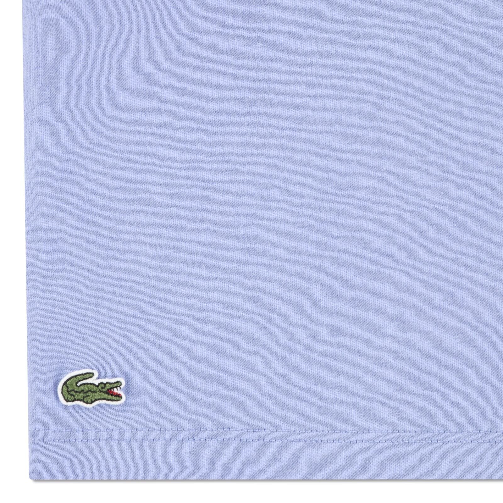 Lacoste Mädchen-T-Shirt mit großem Monogramm-Krokodil – Lila T-Shirt Lacoste