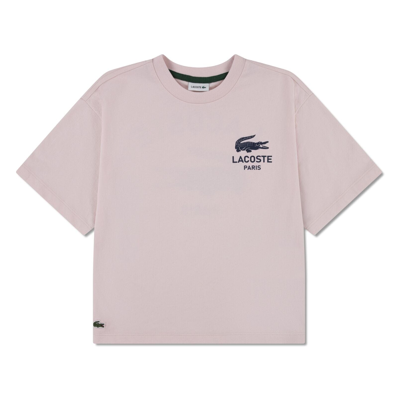 Lacoste T-Shirt aus Jersey mit „LACOSTE PARIS“– Rosa T-Shirt Lacoste 8 Jahre (122-128)