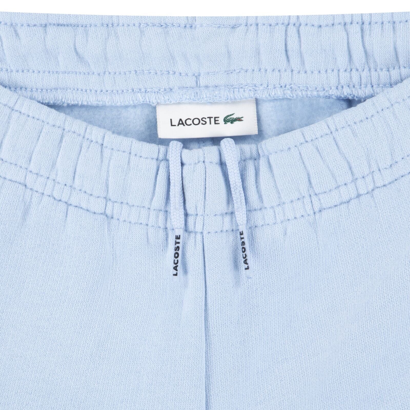 Lacoste Unisex Kinder Shorts aus Fleece in Pastellblau Shorts Lacoste