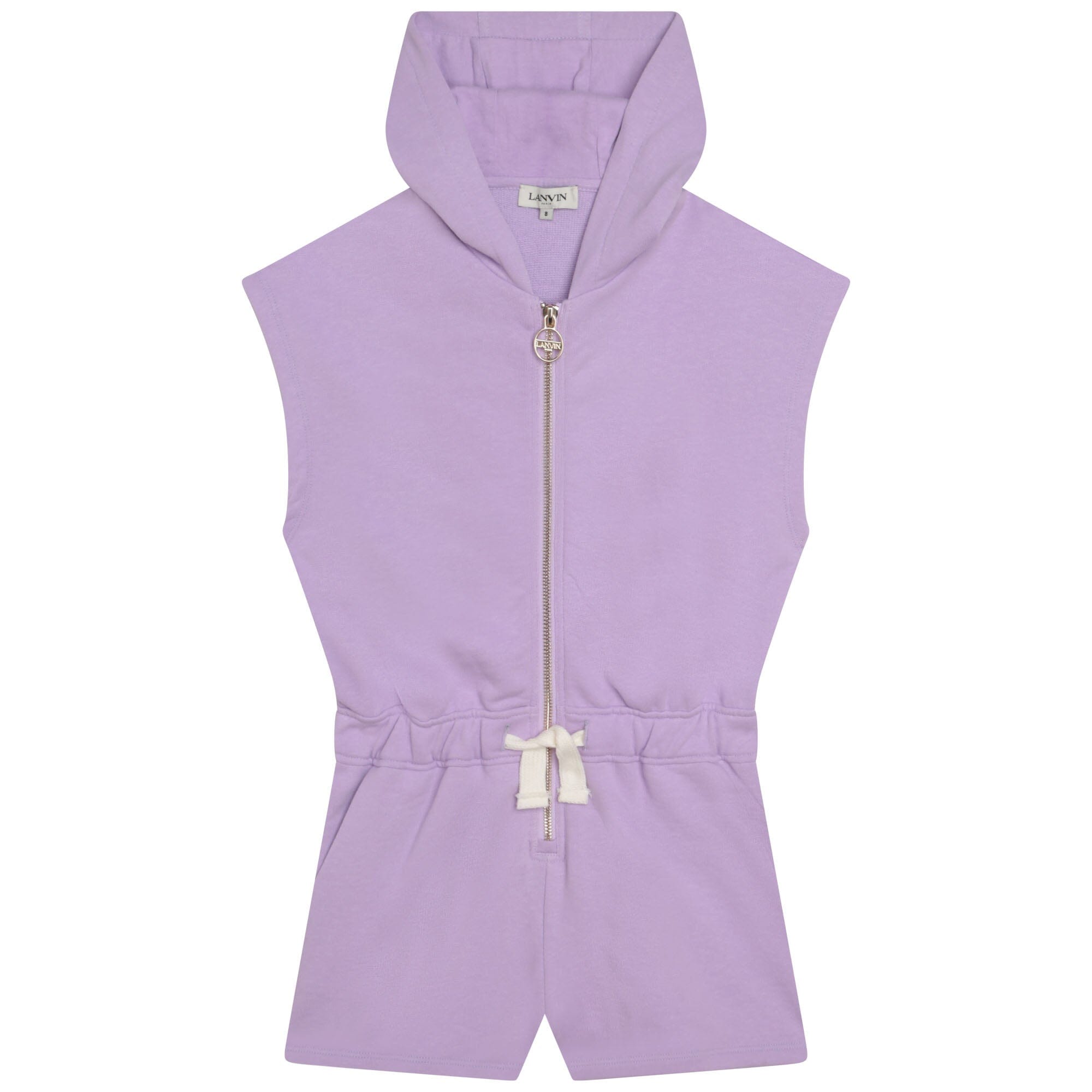Lanvin Designer Bodysuit lila mit gesticktem Logo Bodysuit Lanvin
