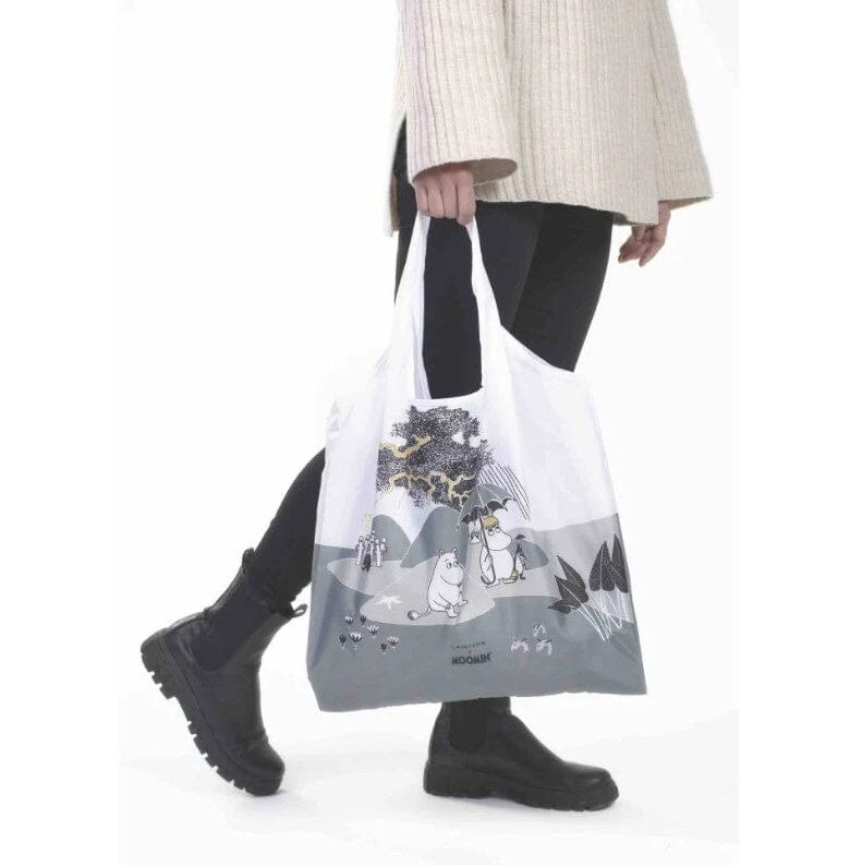 Lasessor Moomins on Island Shopping Bag Tasche grau waschbar Tasche Lassesor