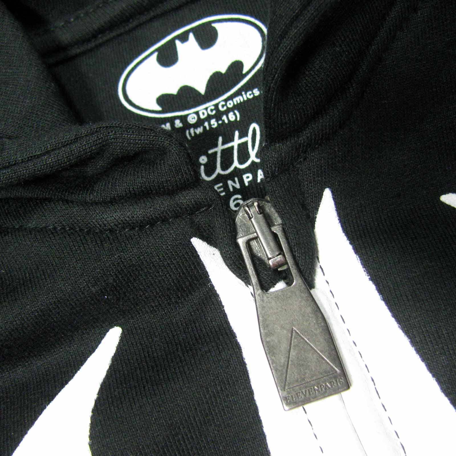 LITTLE ELEVEN PARIS Hoodie Dark Knight schwarz Sweatshirt LITTLE Elevenparis