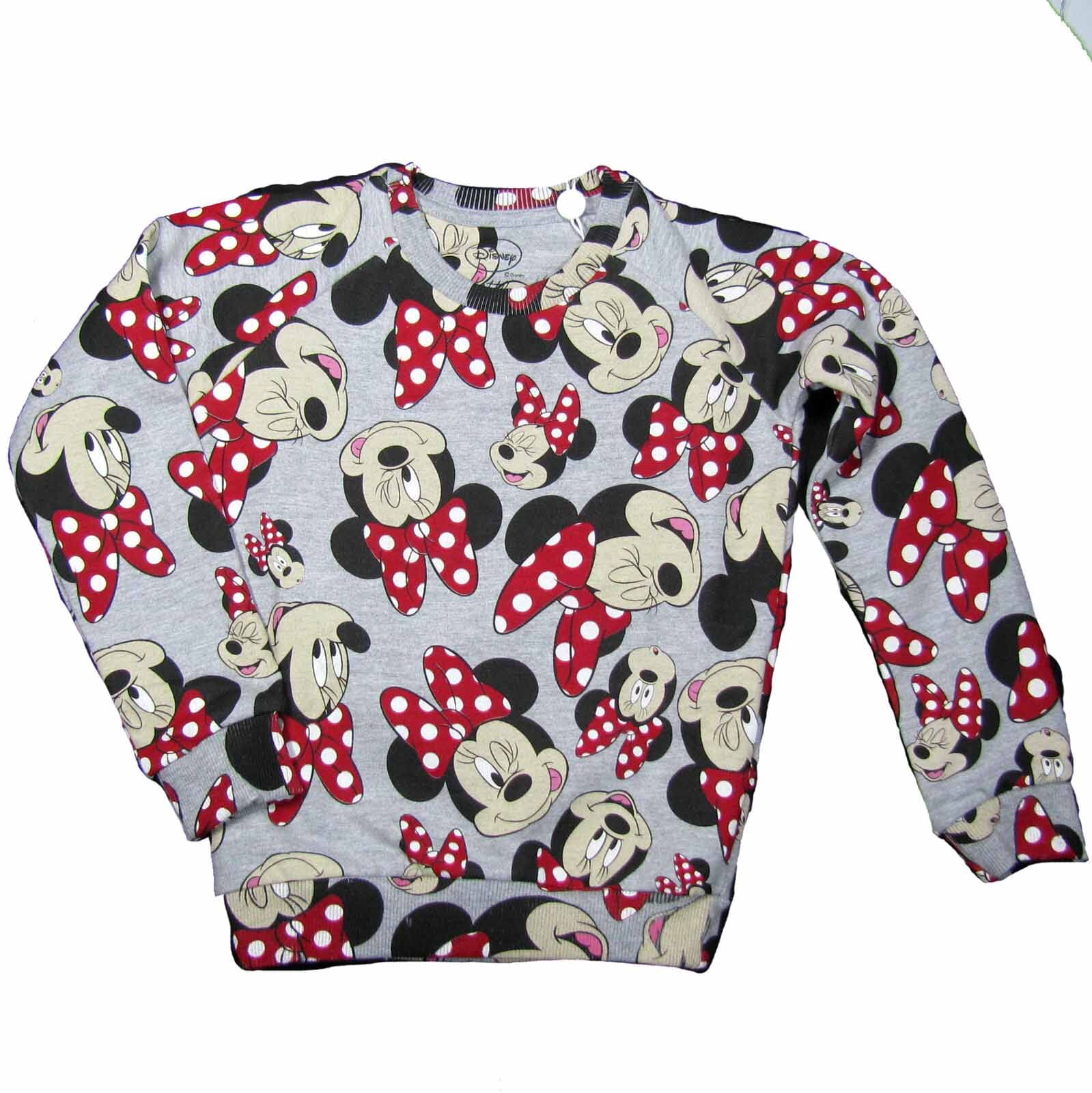 LITTLE Eleven Paris Sweatshirt Minnie Mouse greymelange © DISNEY Sweatshirt LITTLE Elevenparis 10 Jahre / 134-140