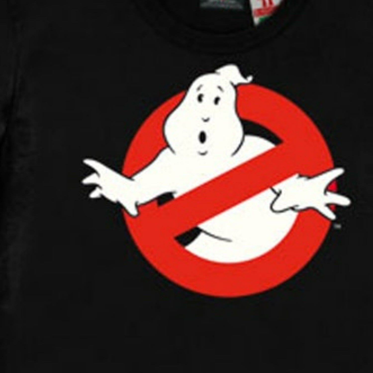 LOGOSHIRT T-Shirt schwarz Ghostbusters Motiv Geist T-Shirt Logoshirt