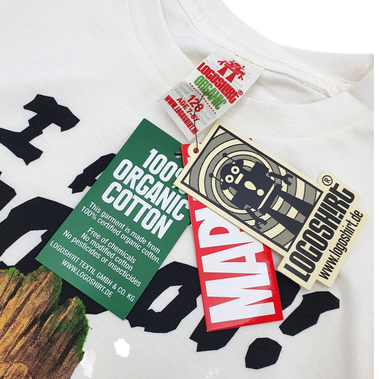 LOGOSHIRT T-Shirt MARVEL offwhite Grooth T-Shirt Logoshirt