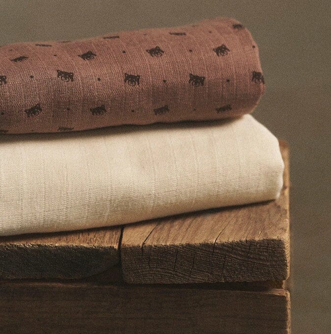 Ma-ia Family Musselintuch „Little Panda“ 2er-Pack Tuch Ma-ia Familiy