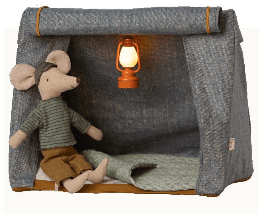 Maileg Camping Zelt Set für alle die Mäusefamilie Puppenmöbel und Zubehör Maileg