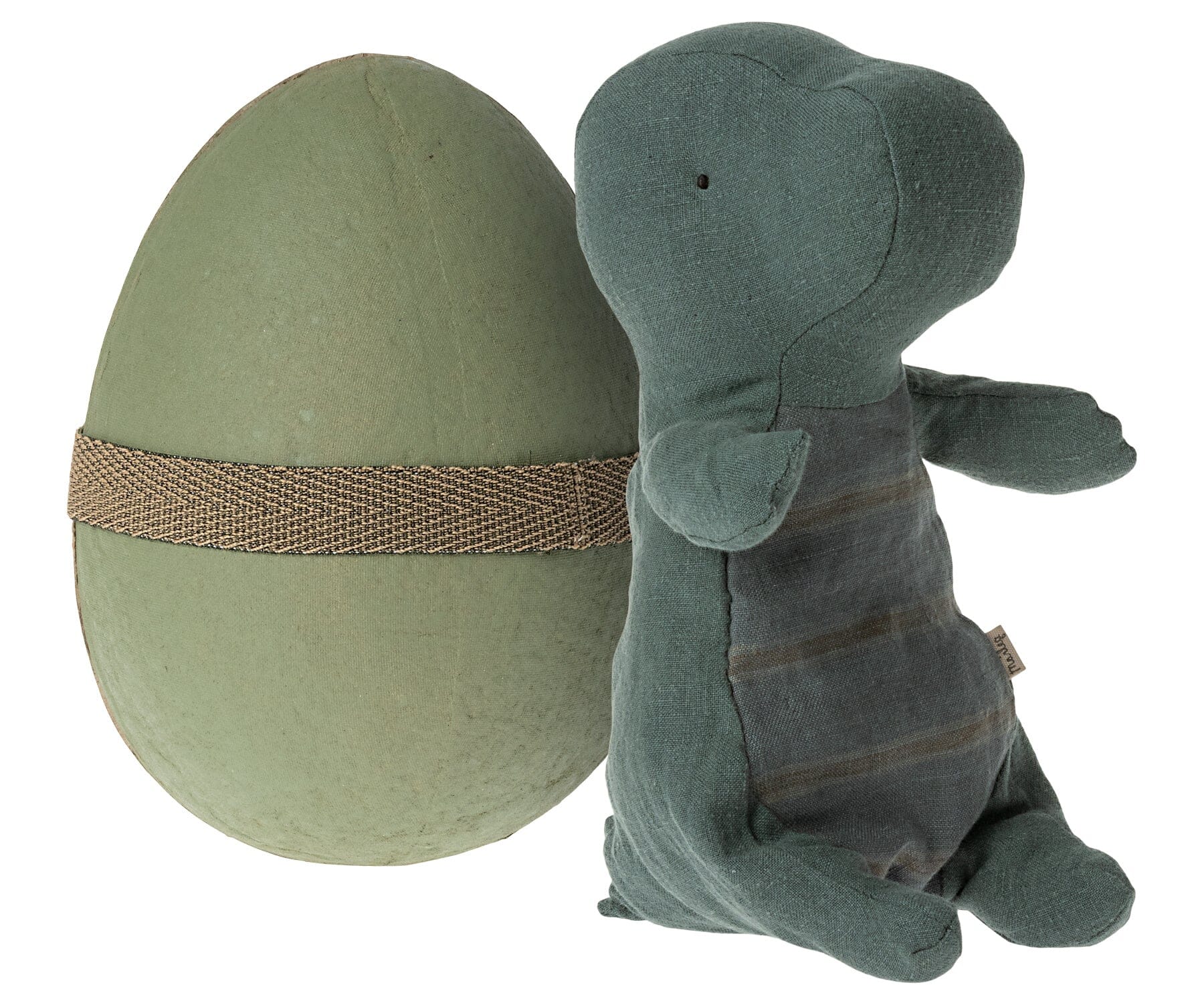 Maileg Maileg Gantosaurus im Ei Klein Dino Dunkel Petrol Kuscheltiere Maileg