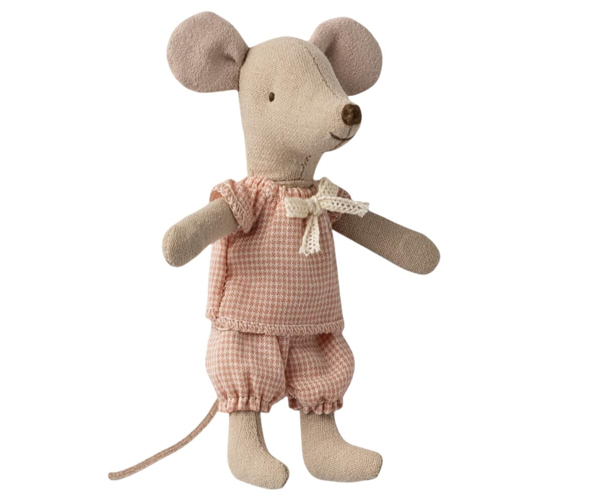 Maileg Kleine Schwester Maus in Streichholzschachtel Kuscheltiere Maileg