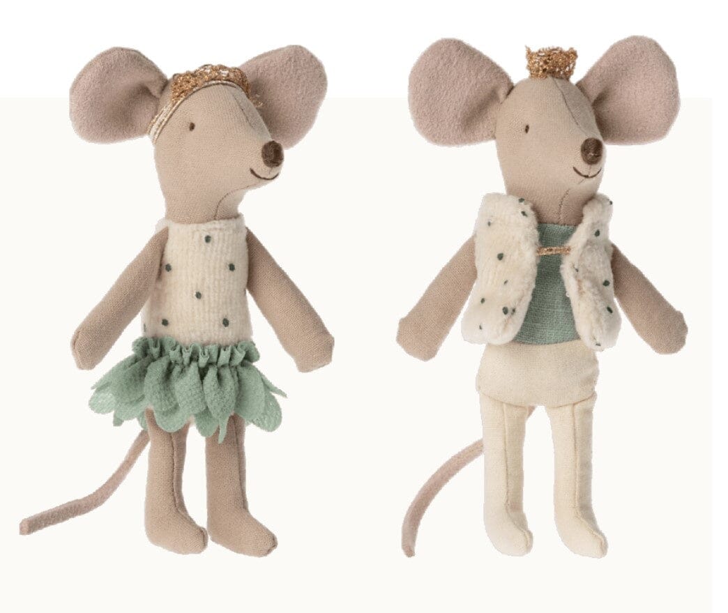 Maileg Little Royal Twins in der Schachtel Sister and Brother Kuscheltiere Maileg
