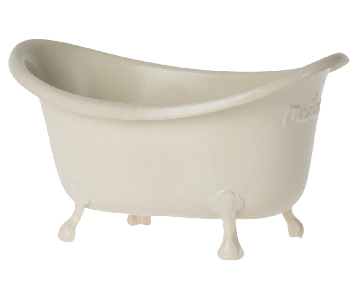 Maileg nostalgische Badewanne in Creme, 10cm Kuscheltiere Maileg