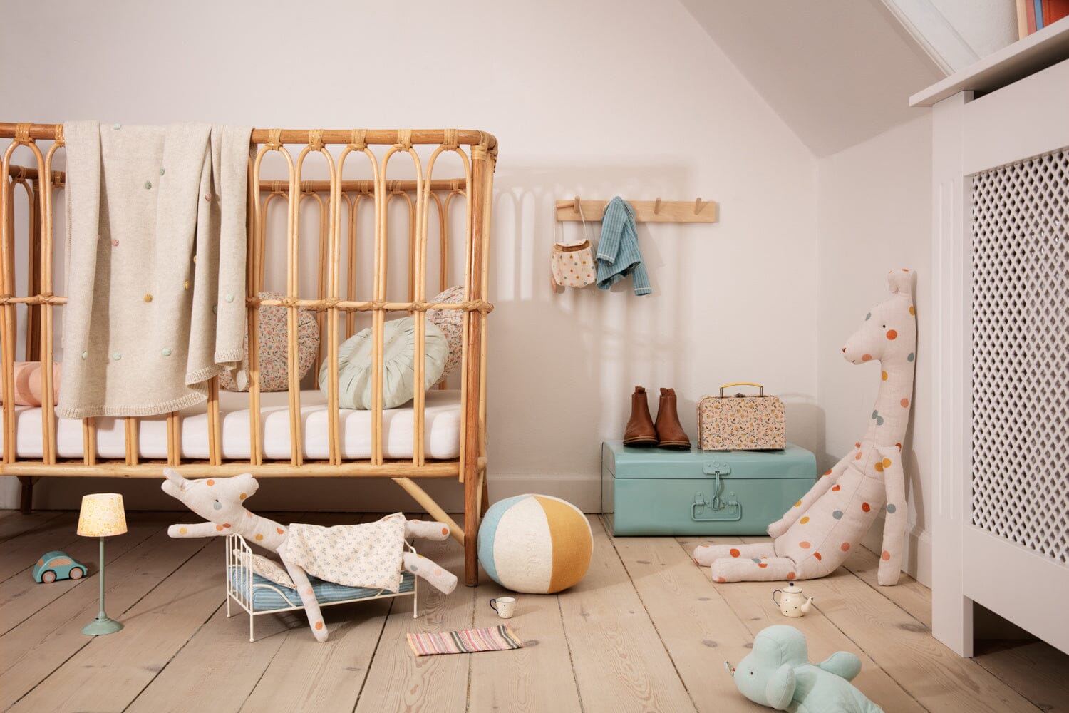 Maileg Hippo Small Nilpferd aus Leinen Safari Friends Kuscheltiere Maileg