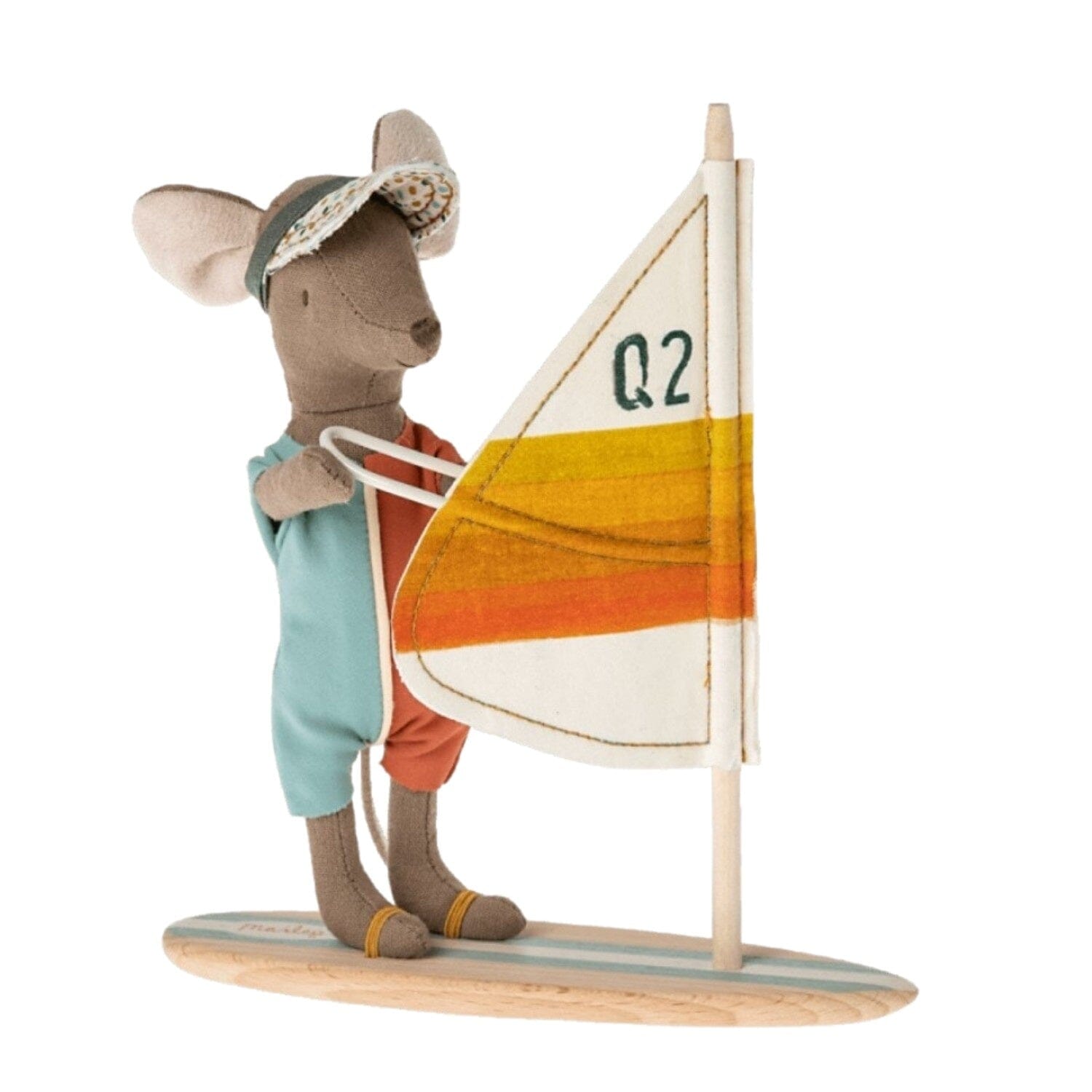 Maileg großer Bruder Strand-Maus -Surfer Kuscheltiere Maileg