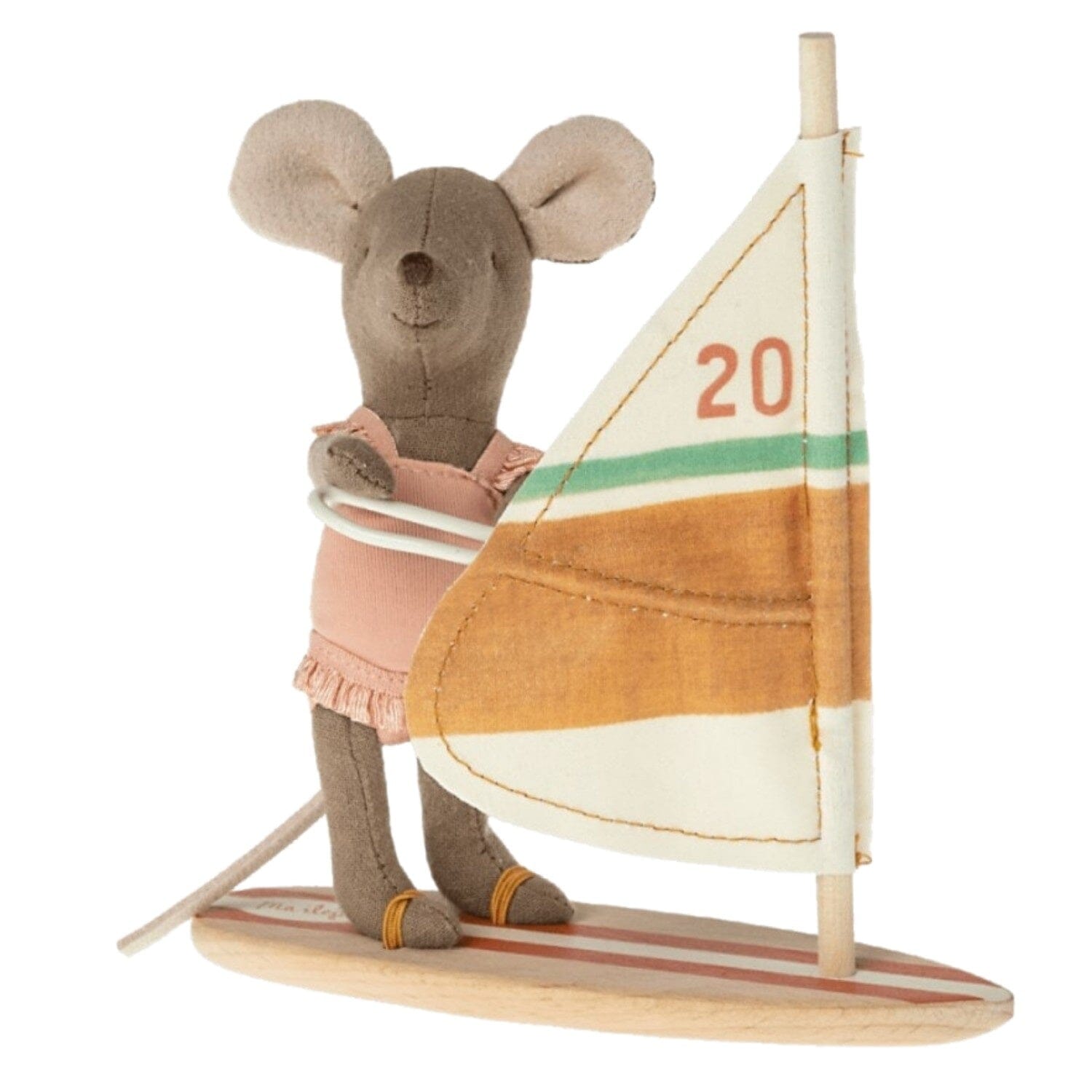 Maileg kleine Schwester Strand-Maus -Surferin Kuscheltiere Maileg