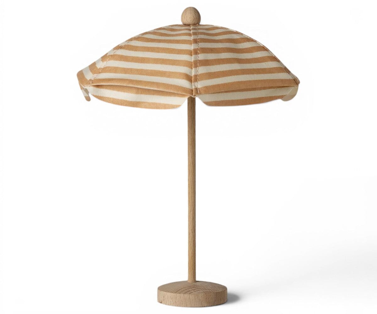 Maileg Strandschirm 15cm aus Baumwolle und Holz Kuscheltiere Maileg