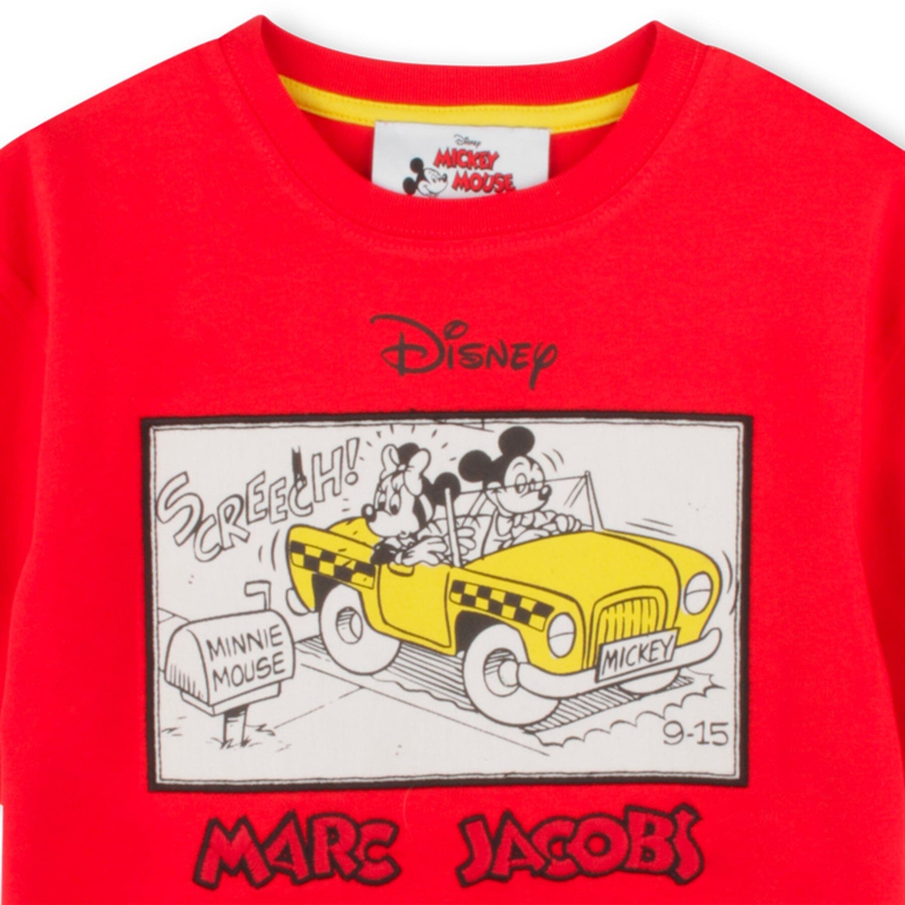 MARC JACOBS Kids x Disney T-Shirt – Micky & Minnie Taxi – Bright Red ©DISNEY T-Shirt MARC JACOBS