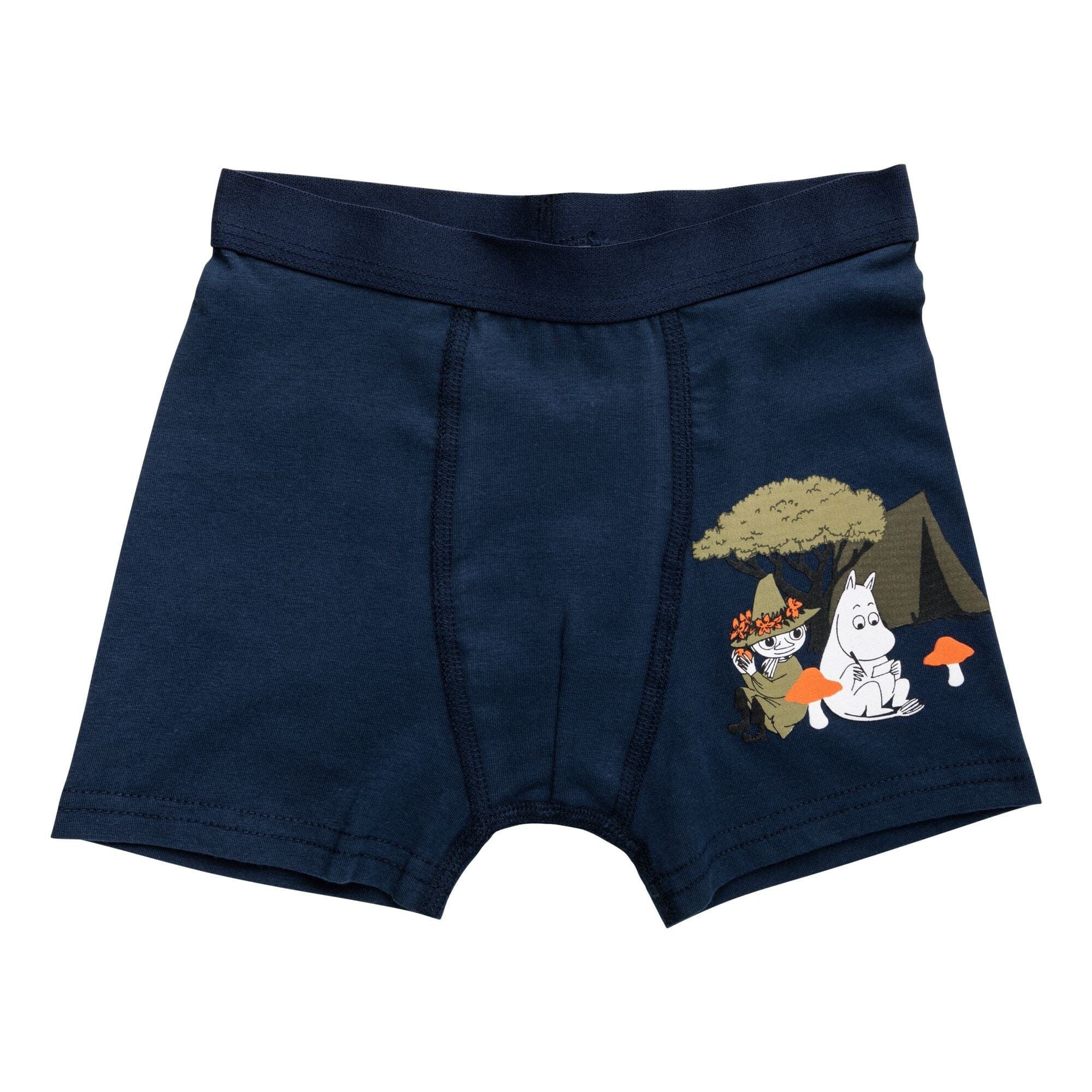 Martinex Boxershorts Set 2teilig Moomin herbstlich Pilze Snufkin und Moomintroll © Moomin Characters Unterwäsche Moomin by Martinex
