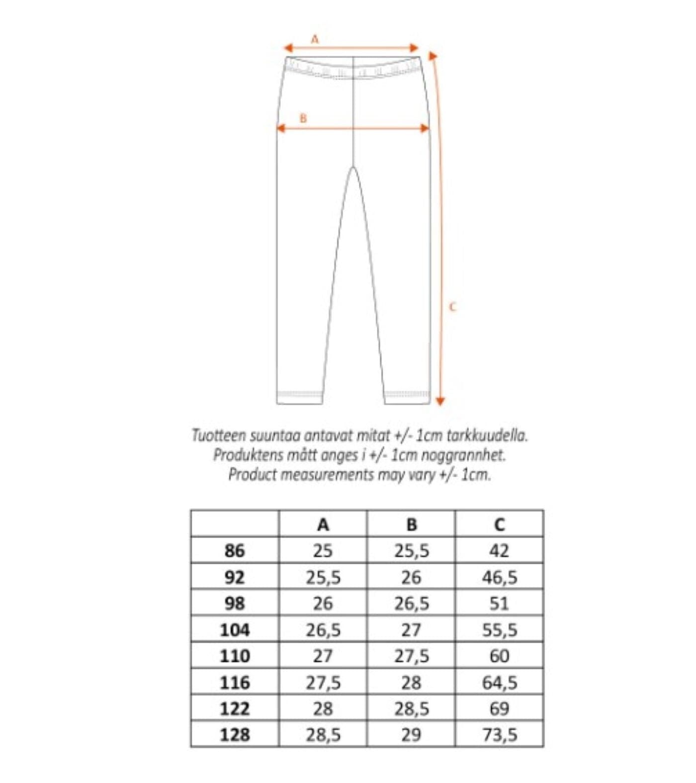 Martinex Moomin rosa Leggings mit Kirschblüten © Moomin Characters Leggins Moomin by Martinex