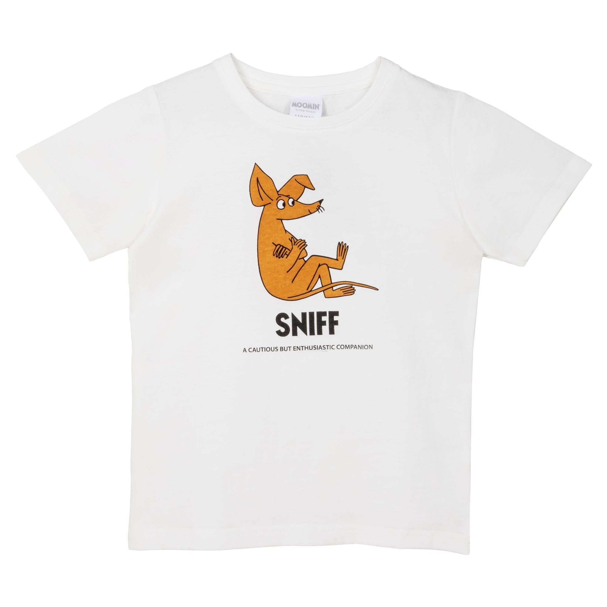 Martinex Kids T-Shirt Off-White Sniff Print © Moomin Characters T-Shirt Moomin by Martinex