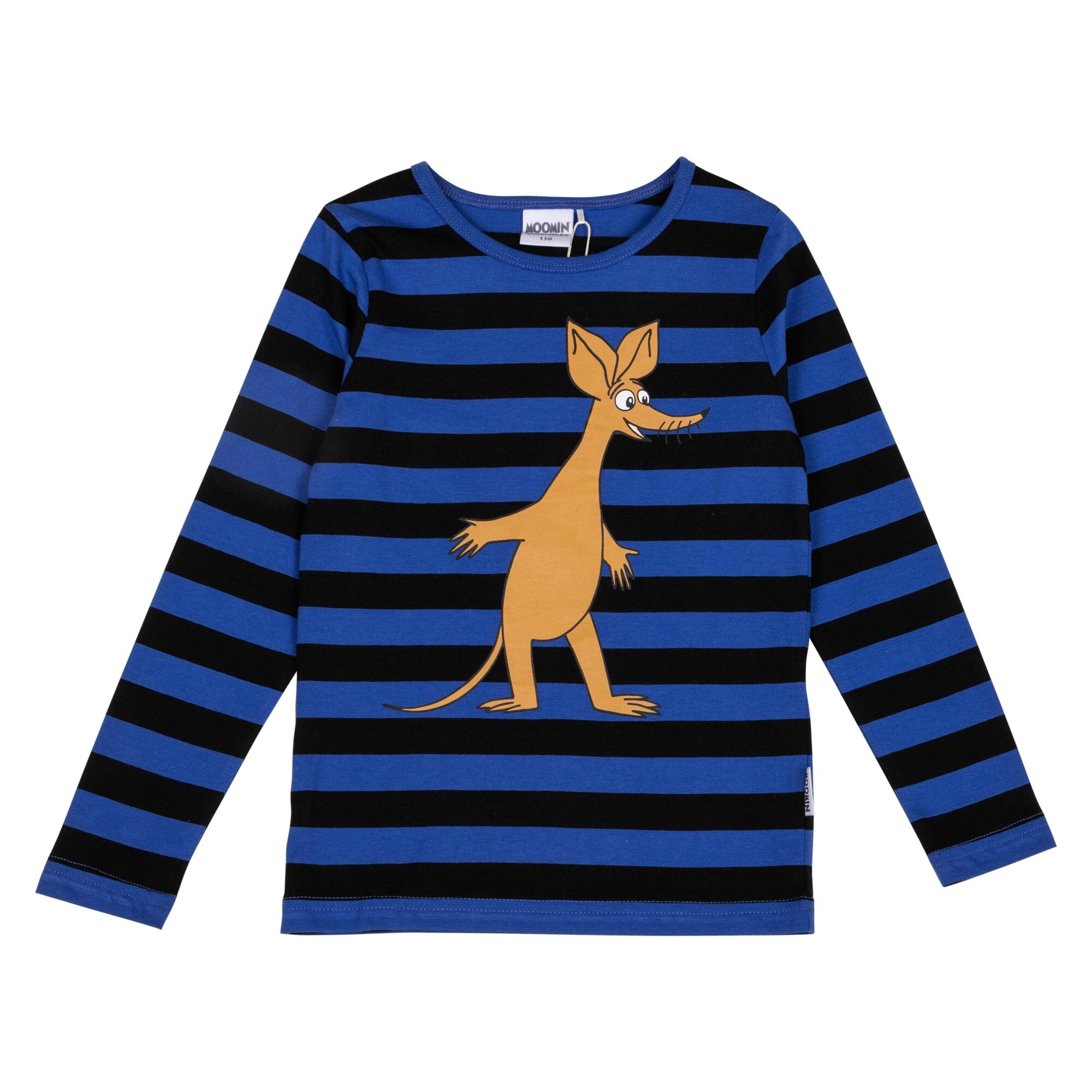 Martinex Sniff Langarmshirt blau schwarz gestreift © Moomin Characters Langarmshirt Moomin by Martinex