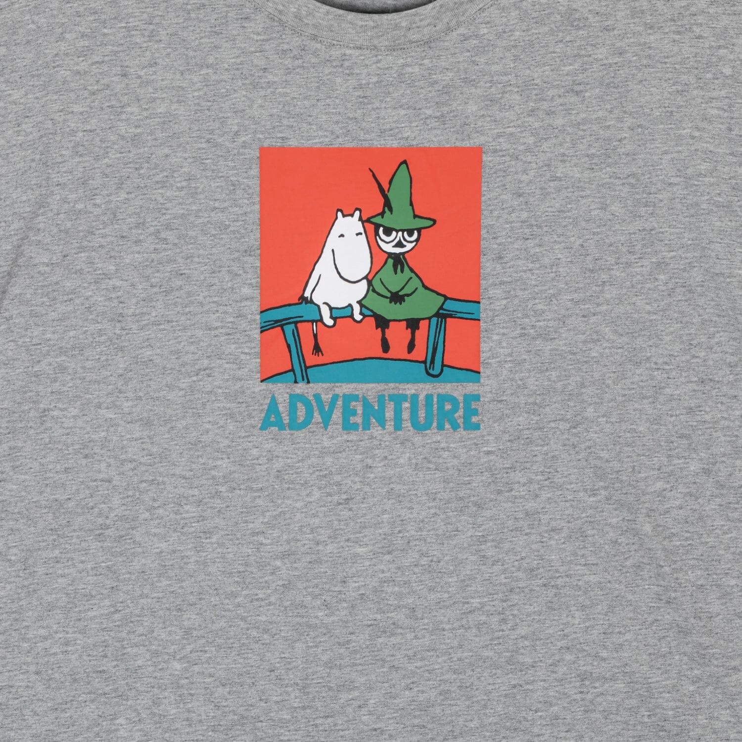 Martinex Moomin Adult T-Shirt „Alvi“ Adventure – Grey Melange T-Shirt Moomin by Martinex