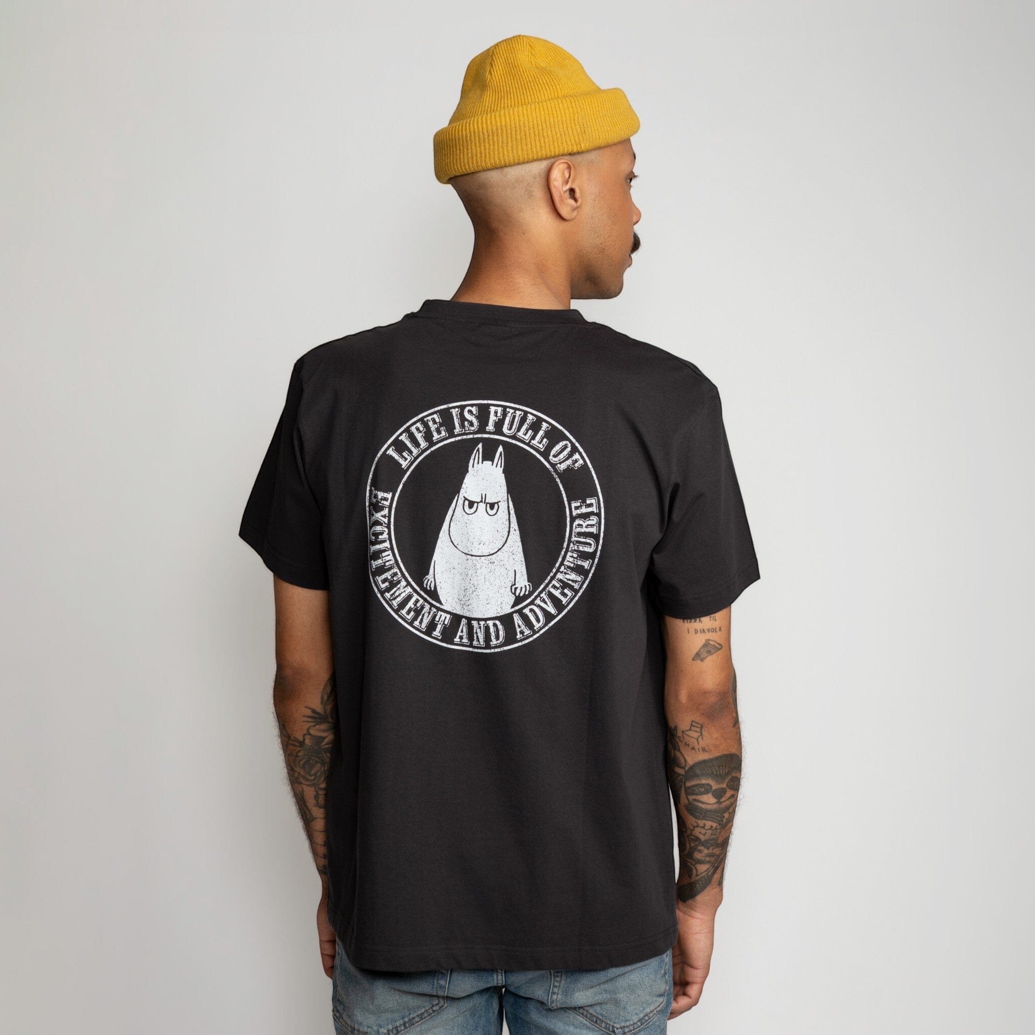 Martinex Moomin Adult T-Shirt Alvi T-Shirt "Life Is Dark" - Grau T-Shirt Moomin by Martinex