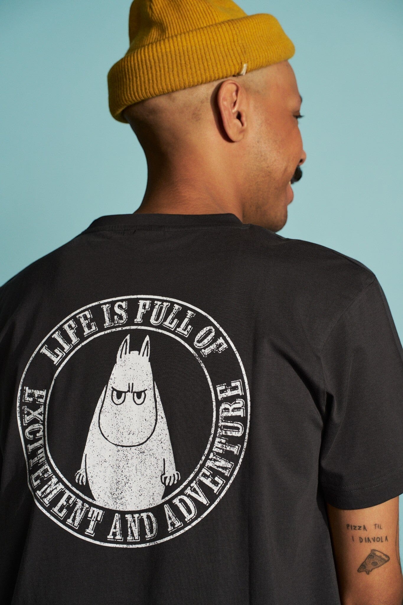 Martinex Moomin Adult T-Shirt Alvi T-Shirt "Life Is Dark" - Grau T-Shirt Moomin by Martinex
