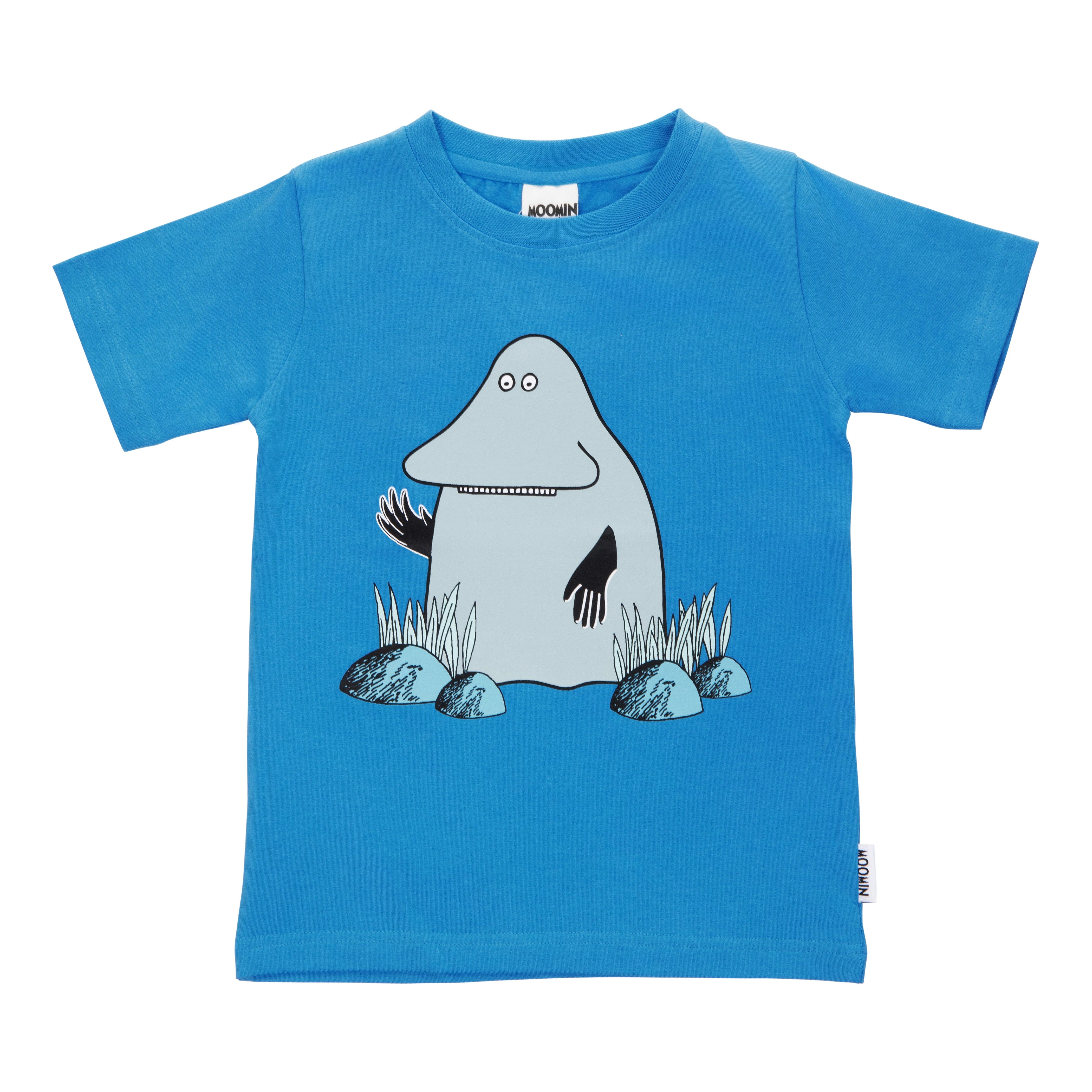 MARTINEX Moomin Groke T-Shirt Blue – Kinder-Shirt aus Bio-Baumwolle ©Moomin Characters T-Shirt Moomin by Martinex