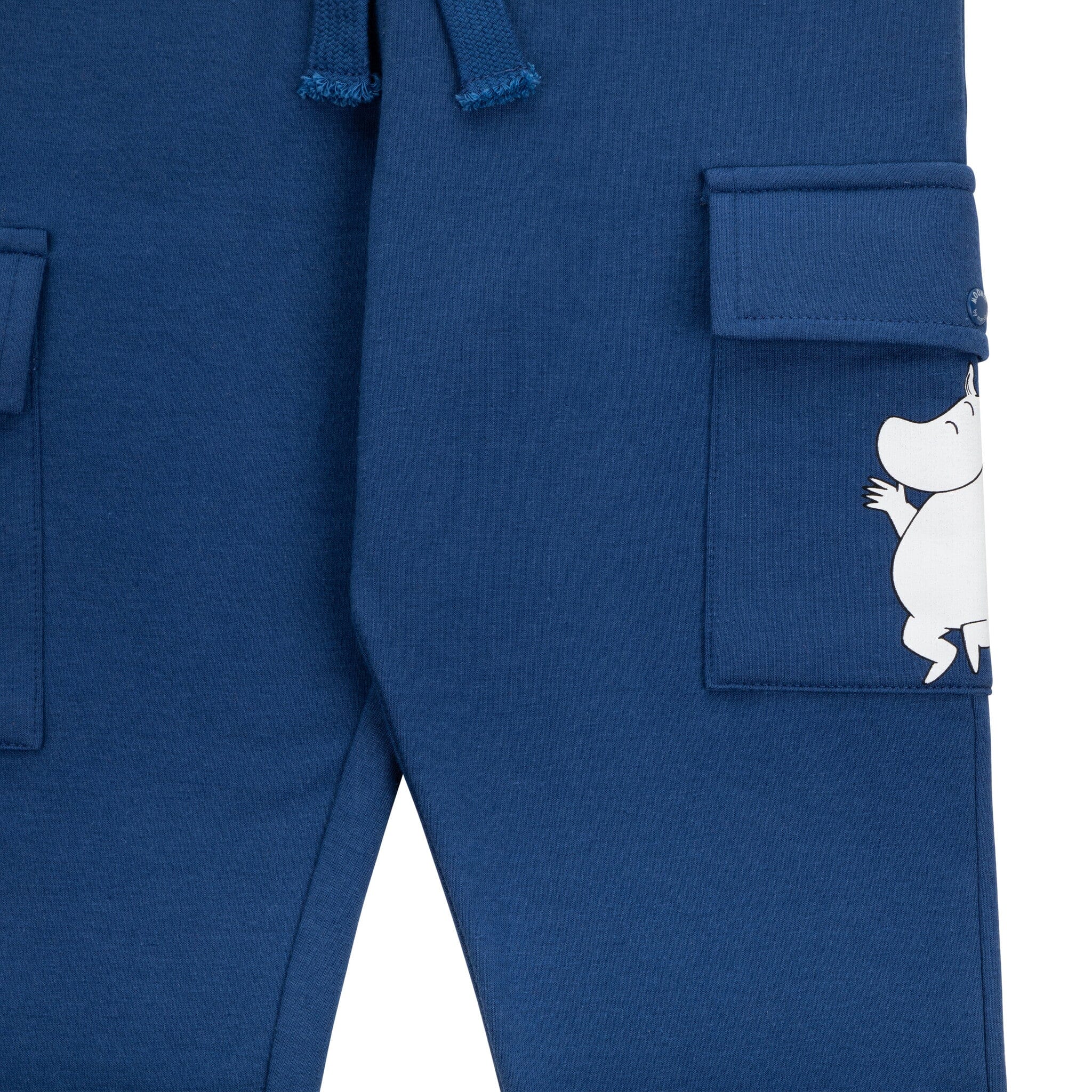 Martinex Moomin Cargo-Sweathose blau mit Mumintroll © Moomin Characters Hose Moomin by Martinex