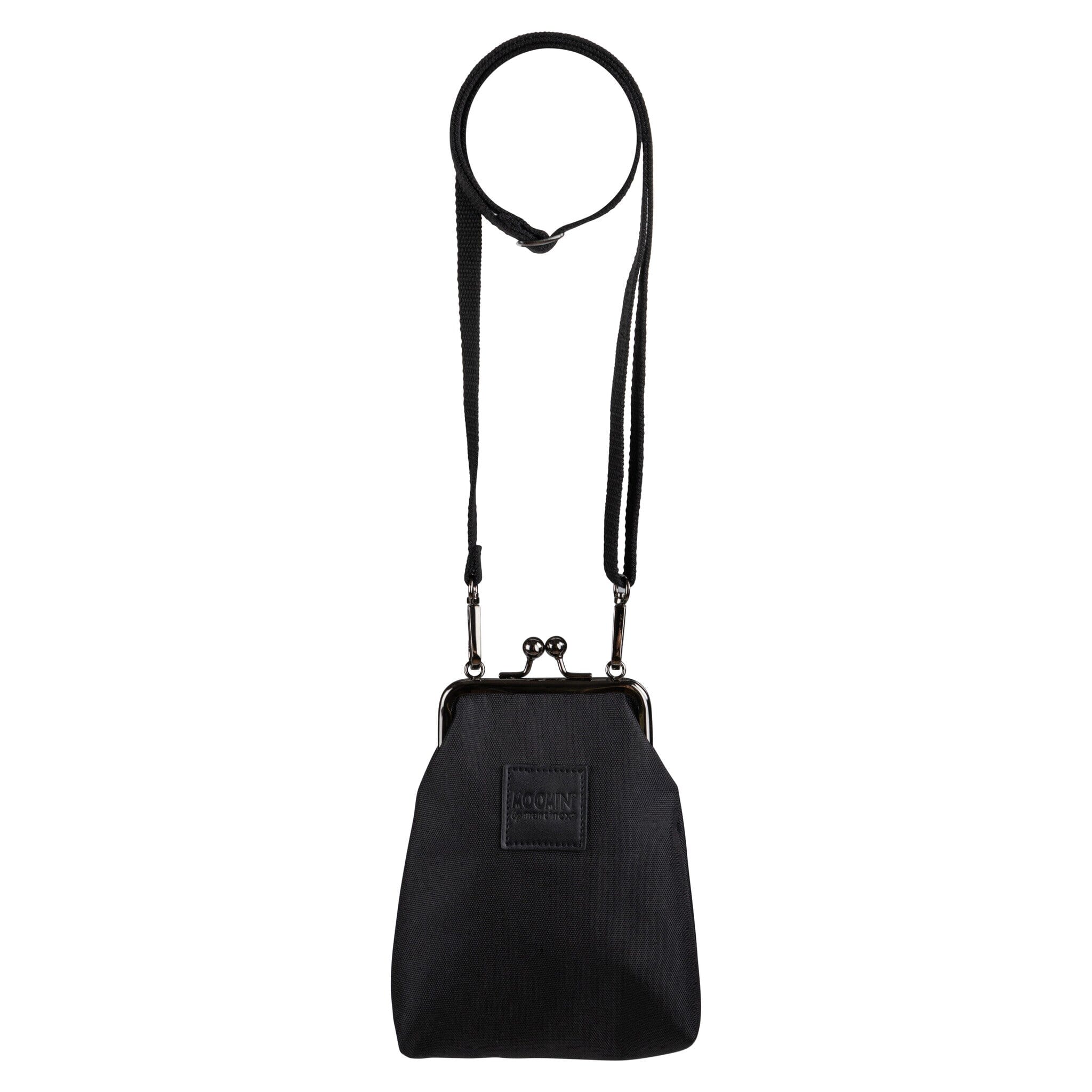 Martinex Moomin Vinssi Beuteltasche schwarz mit Moomin-Aufdruck und Blumen Tasche Moomin by Martinex