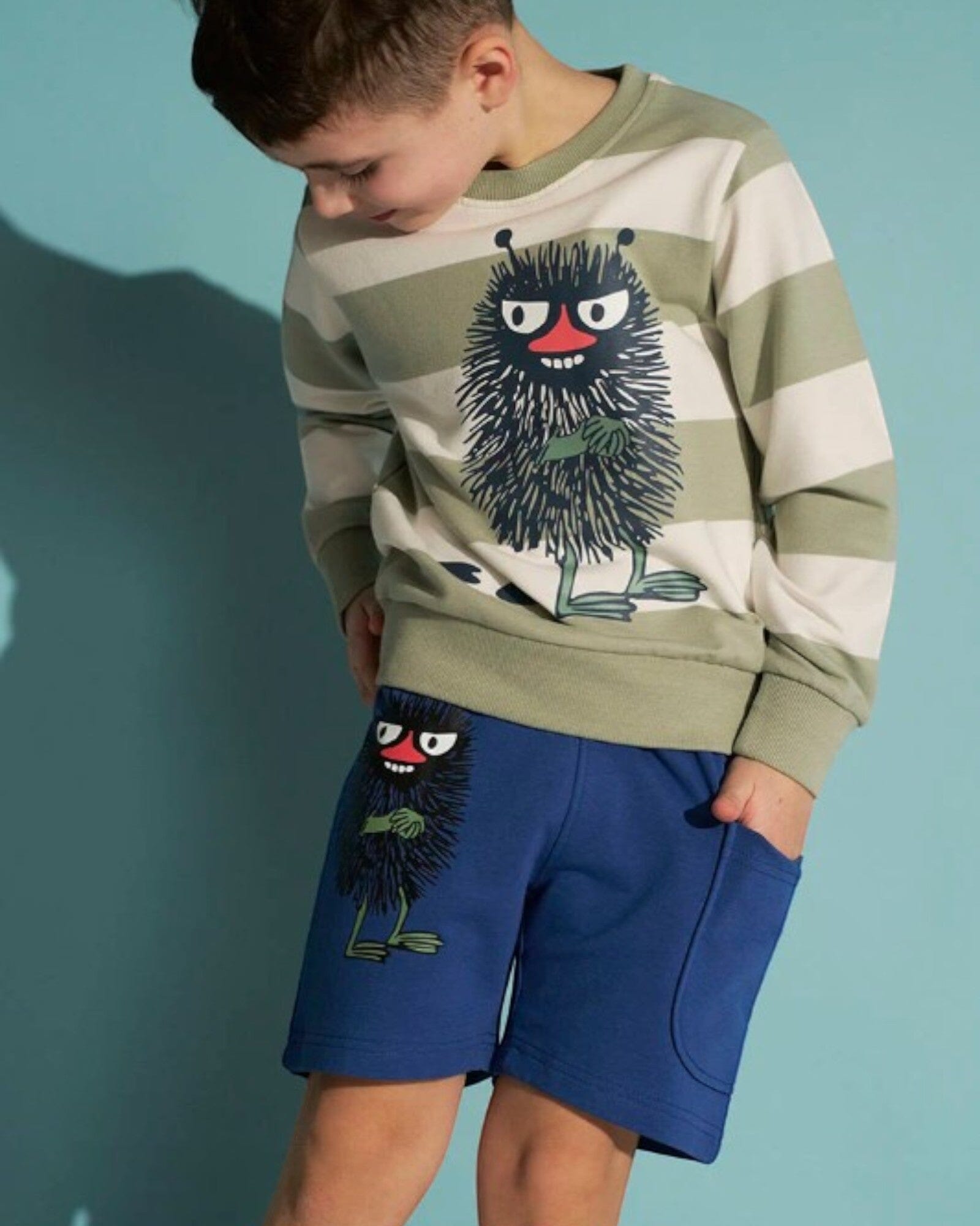 Martinex Moomin Paws Stinky Shorts Dark Blue Shorts Moomin by Martinex