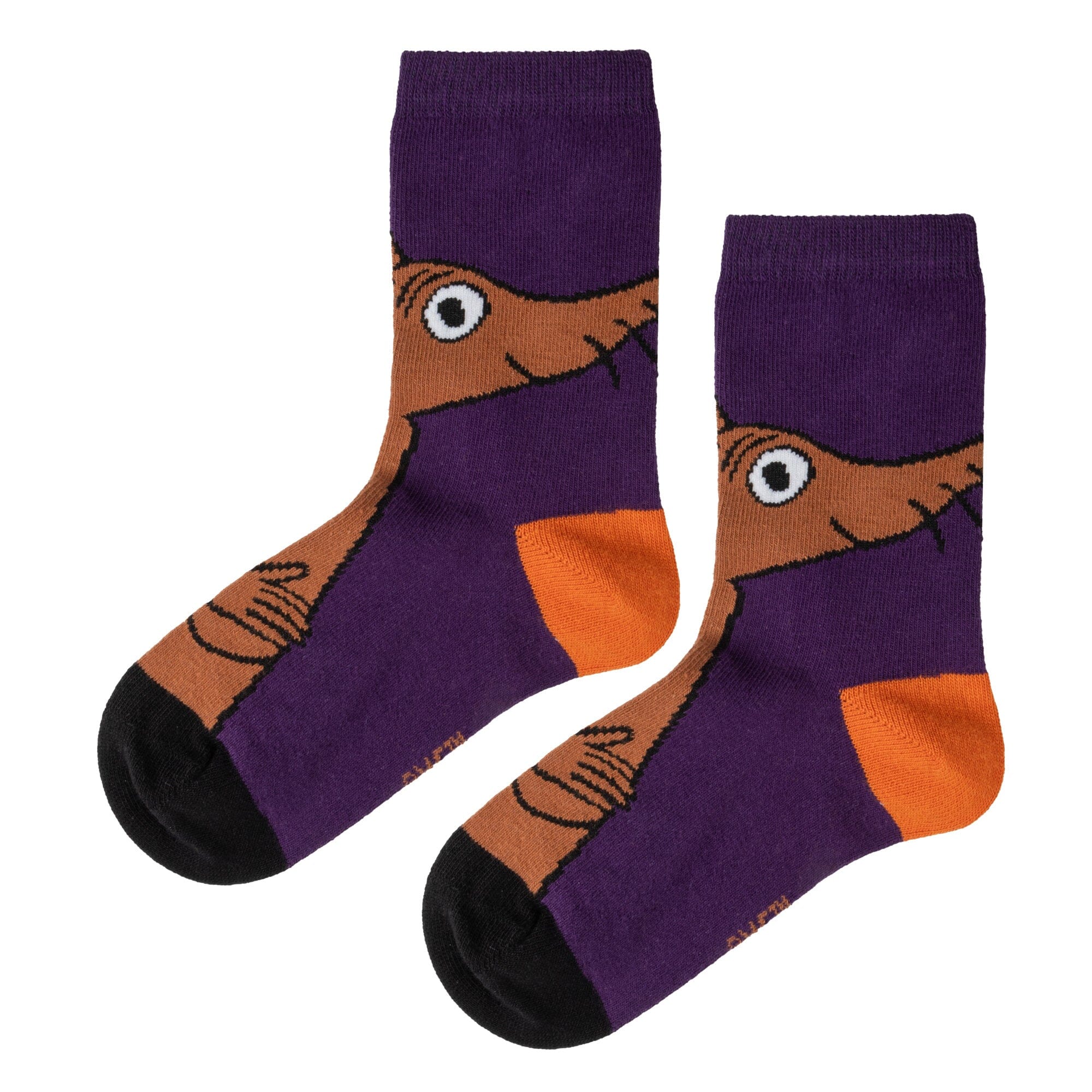 Martinex by Moomin Socken Sniff Motiv lila orange schwarz bequem Socken Moomin by Martinex