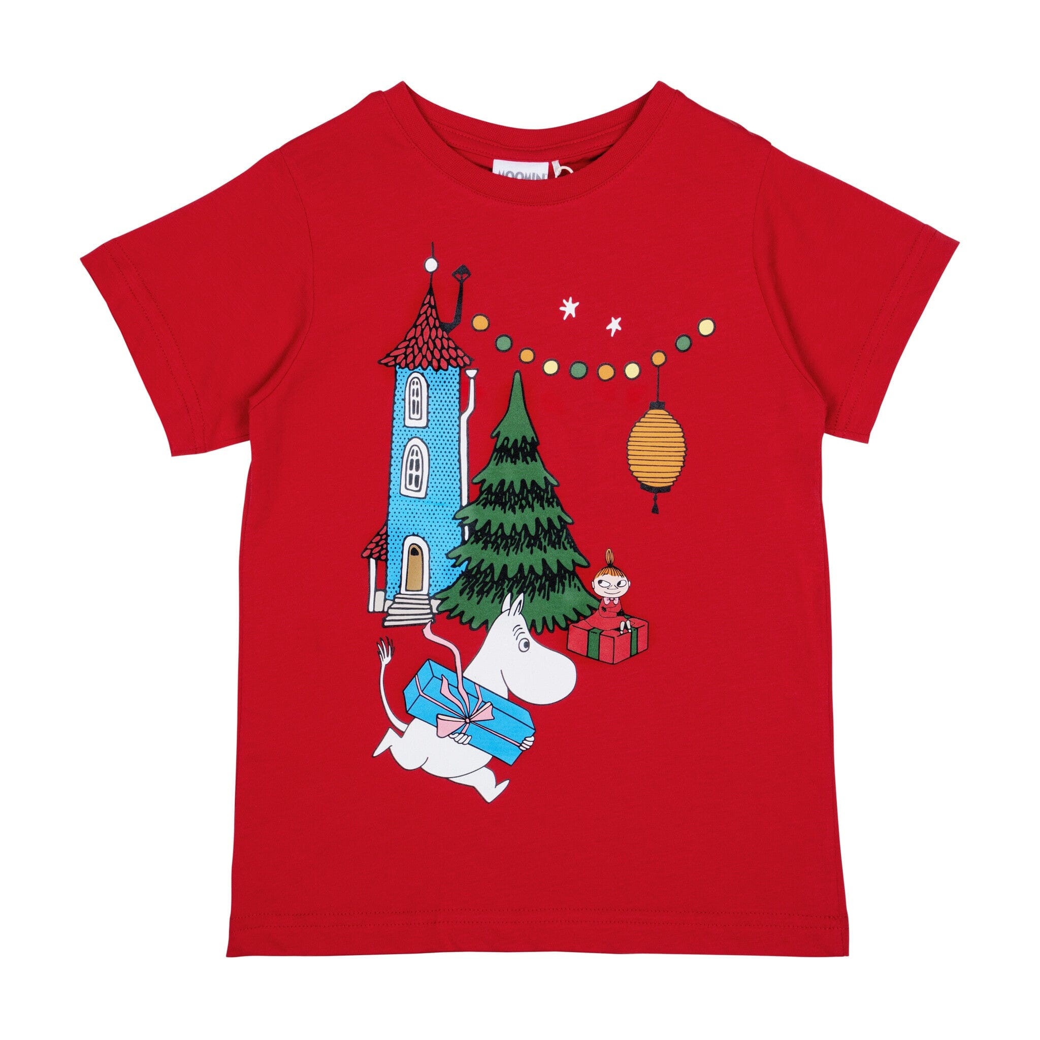 Martinex T-Shirt rot Weihnachten Moomin Moomintroll X-Mas T-Shirt Moomin by Martinex
