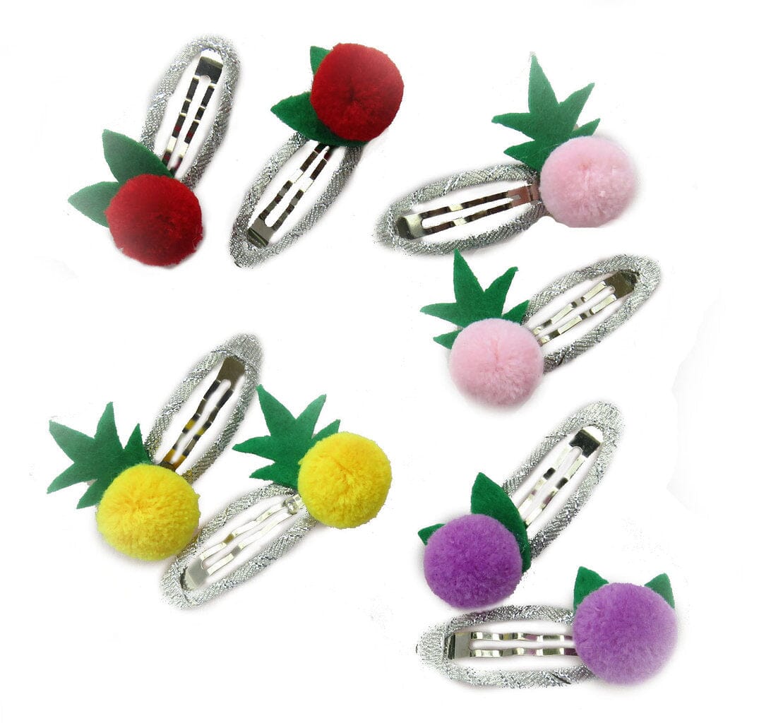 Haarspangenset Ananas und andere Früchte Haarschmuck Mein Shop