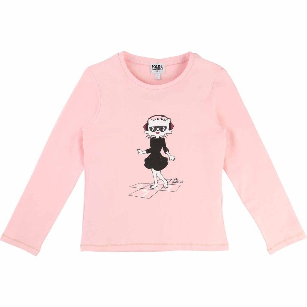 KARL LAGERFELD KIDS Langarmshirt Choupette Langarmshirt Karl Lagerfeld