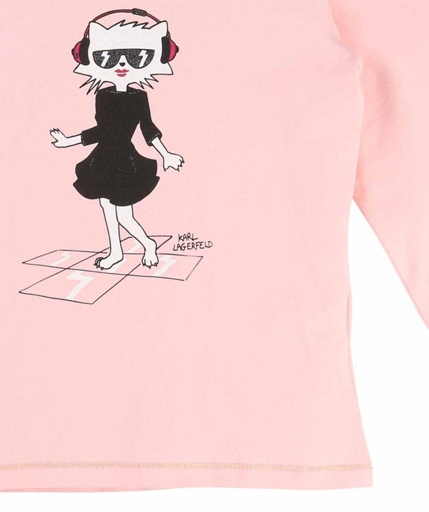 KARL LAGERFELD KIDS Langarmshirt Choupette Langarmshirt Karl Lagerfeld