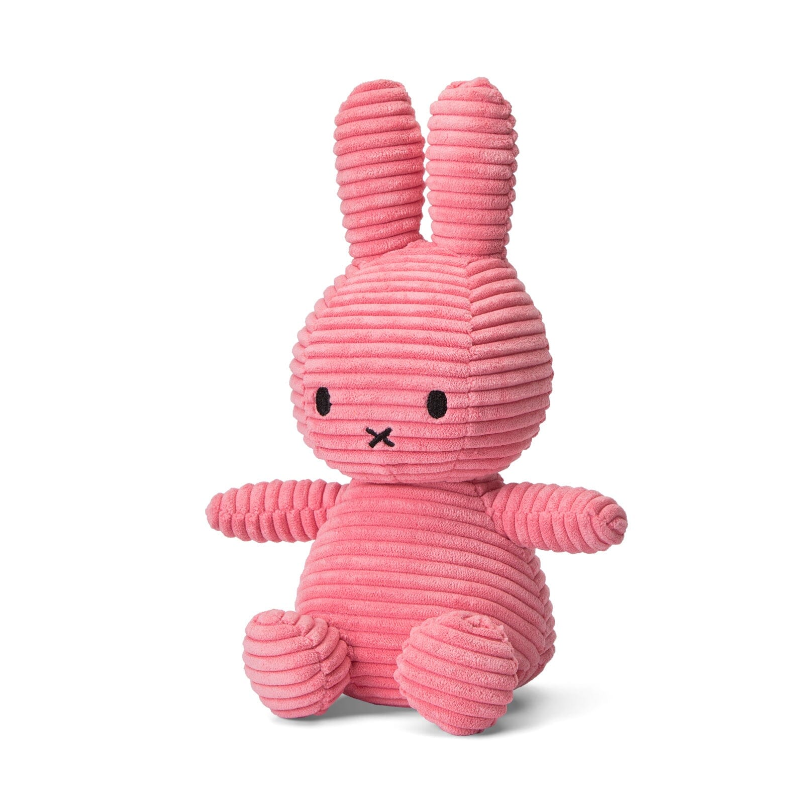 Miffy aus ECO Cord sitzend Farbe Bubblegum Pink 23 cm Kuscheltiere Bon Ton Toys