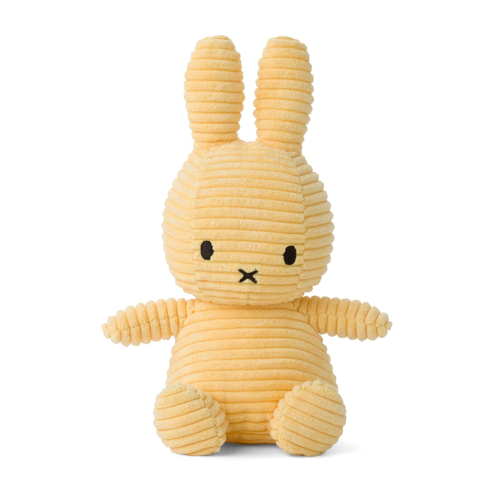 Miffy aus ECO Cord sitzend Farbe Buttercream hellgelb 23 cm Kuscheltiere Bon Ton Toys