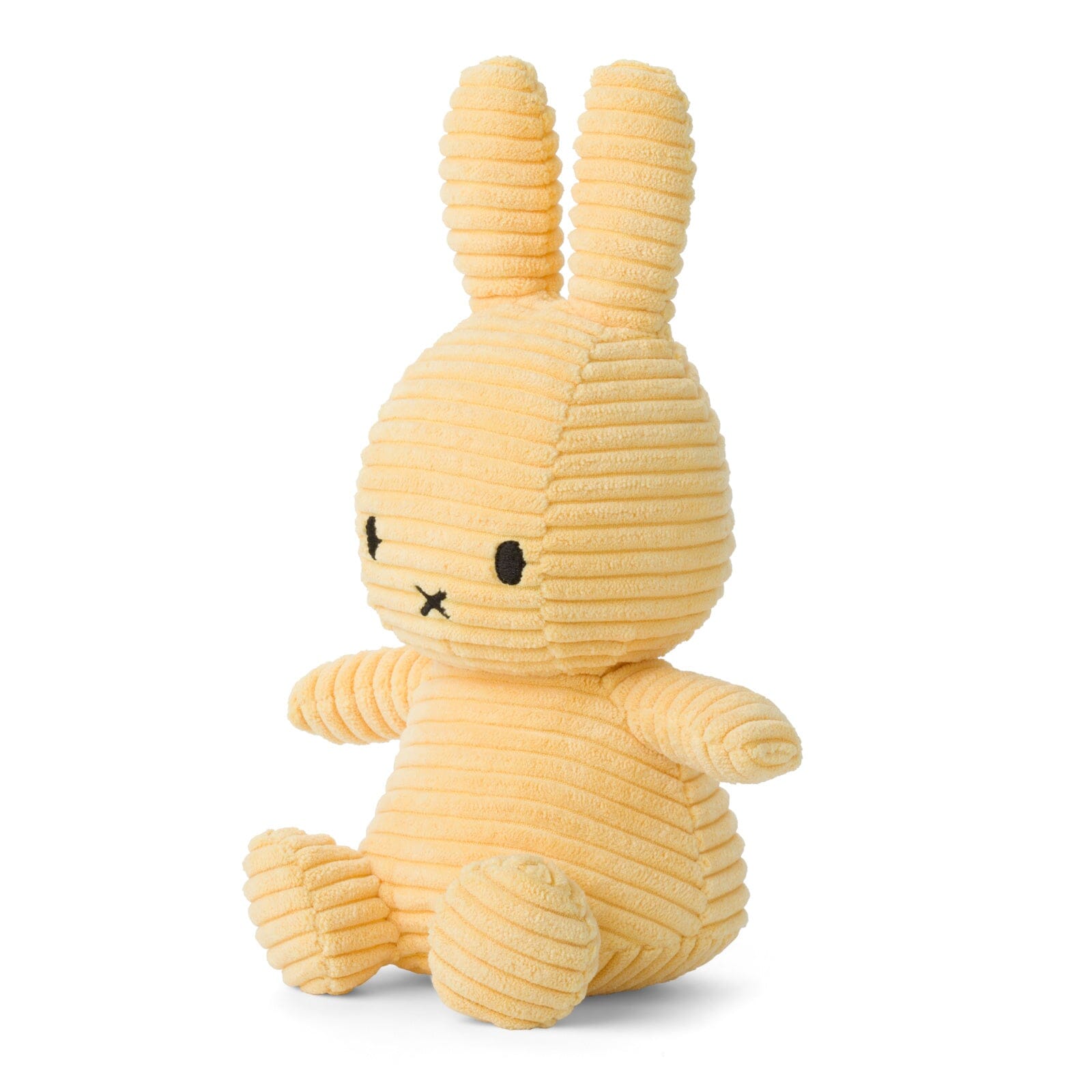 Miffy aus ECO Cord sitzend Farbe Buttercream hellgelb 23 cm Kuscheltiere Bon Ton Toys