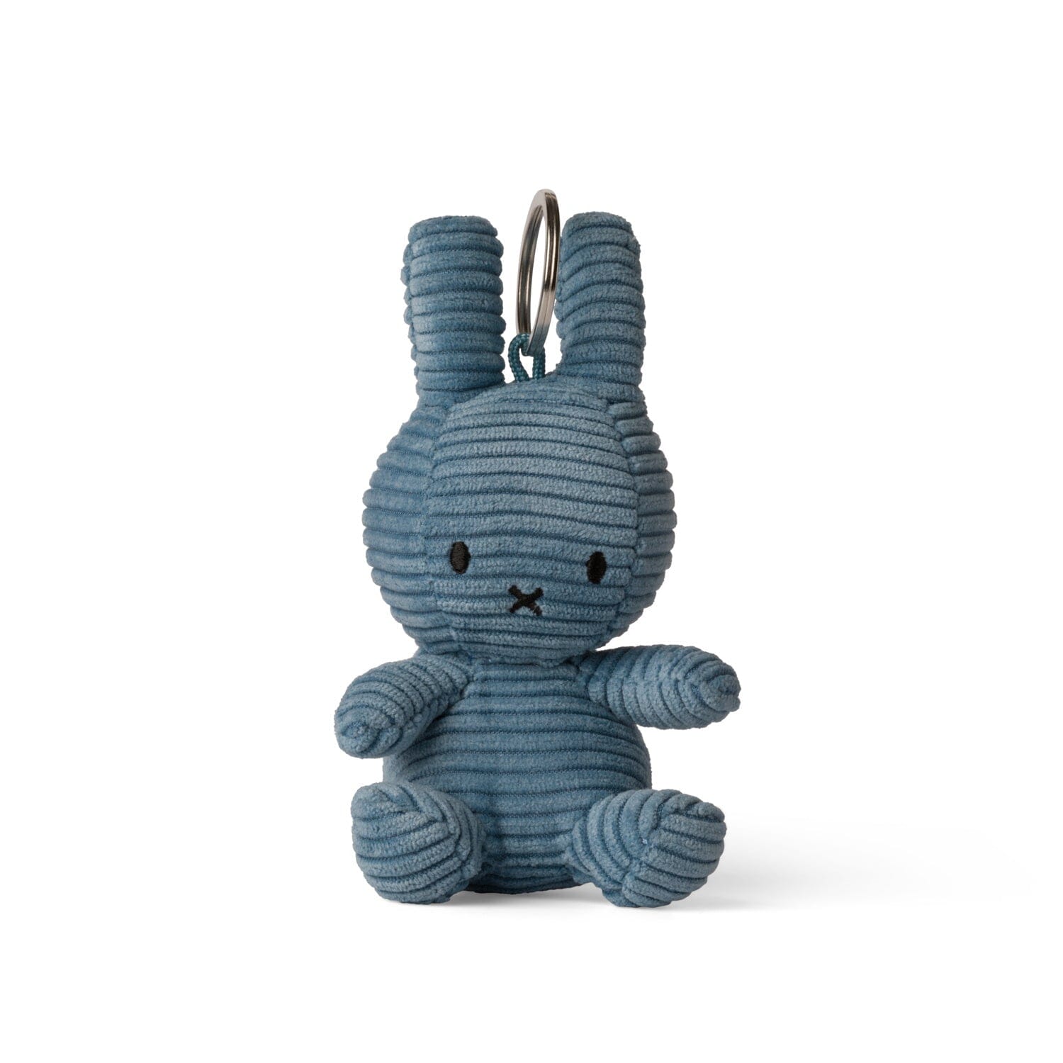 Miffy aus Cord Schlüsselanhänger keychain aviator blue 10cm Schlüsselanhänger Bon Ton Toys