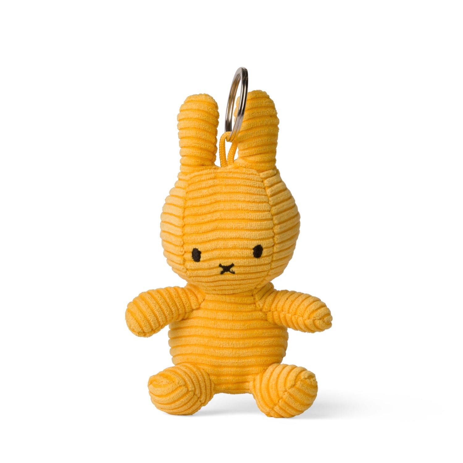 Miffy aus Cord Schlüsselanhänger gelb 10cm Schlüsselanhänger Bon Ton Toys