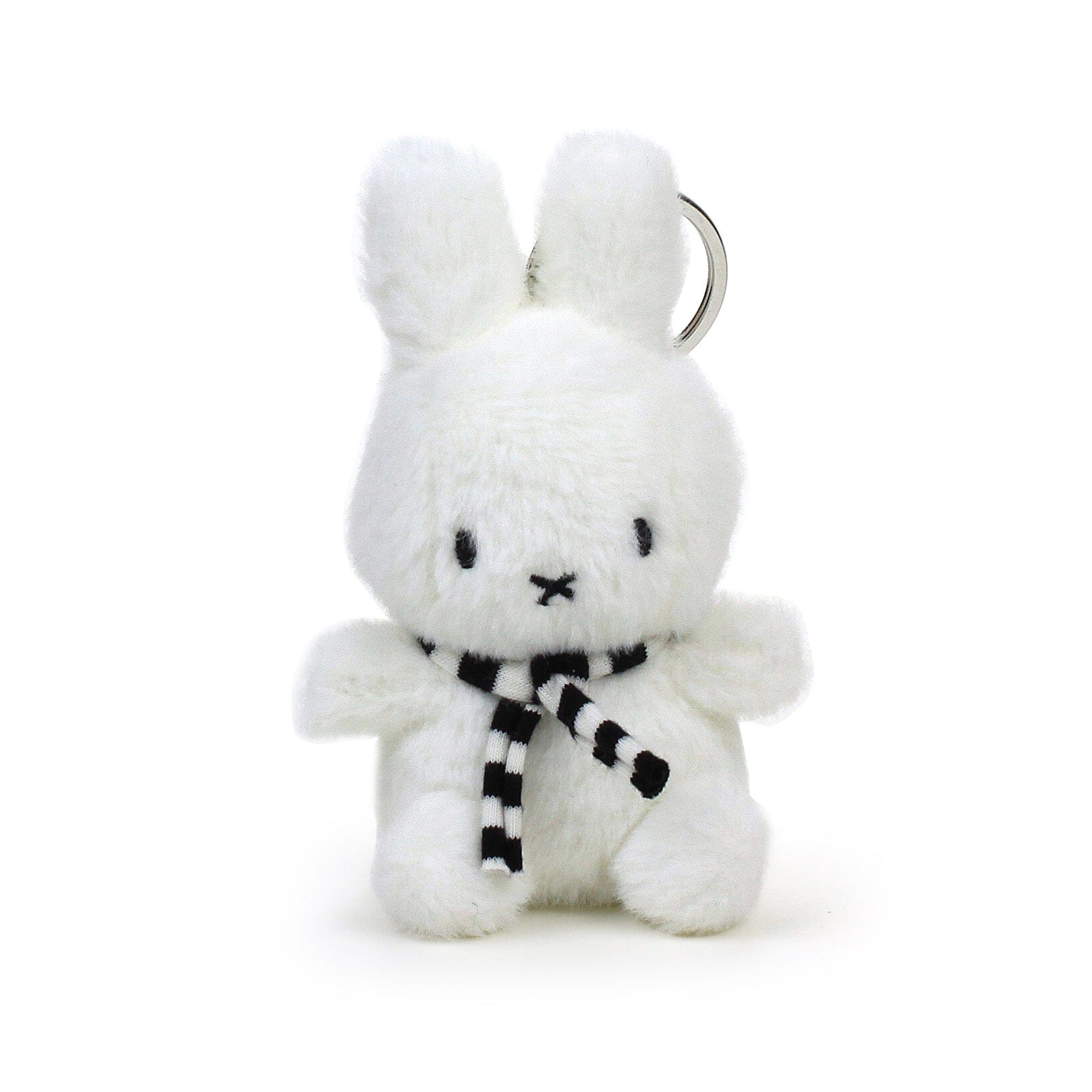 Miffy Schlüsselanhänger weiß mit Schal 10cm Schlüsselanhänger Bon Ton Toys