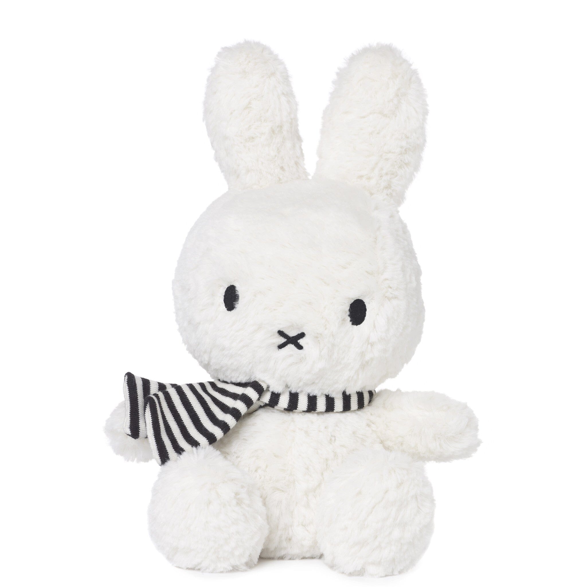 Miffy sitzend mit Schal Farbe Winter Weiß 23 cm Kuscheltiere Bon Ton Toys