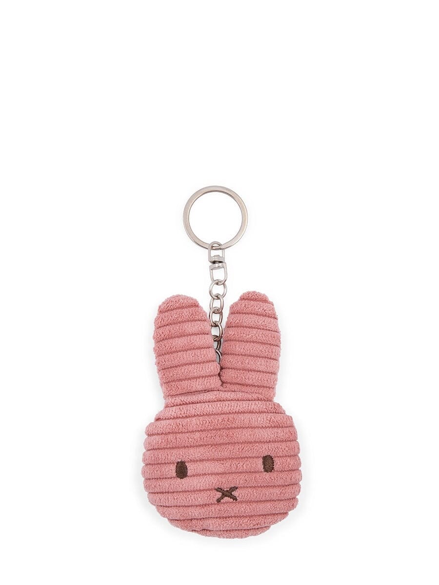 Miffy Schlüsselanhänger ECO Cord rosa / dusty rose 10cm Schlüsselanhänger Bon Ton Toys