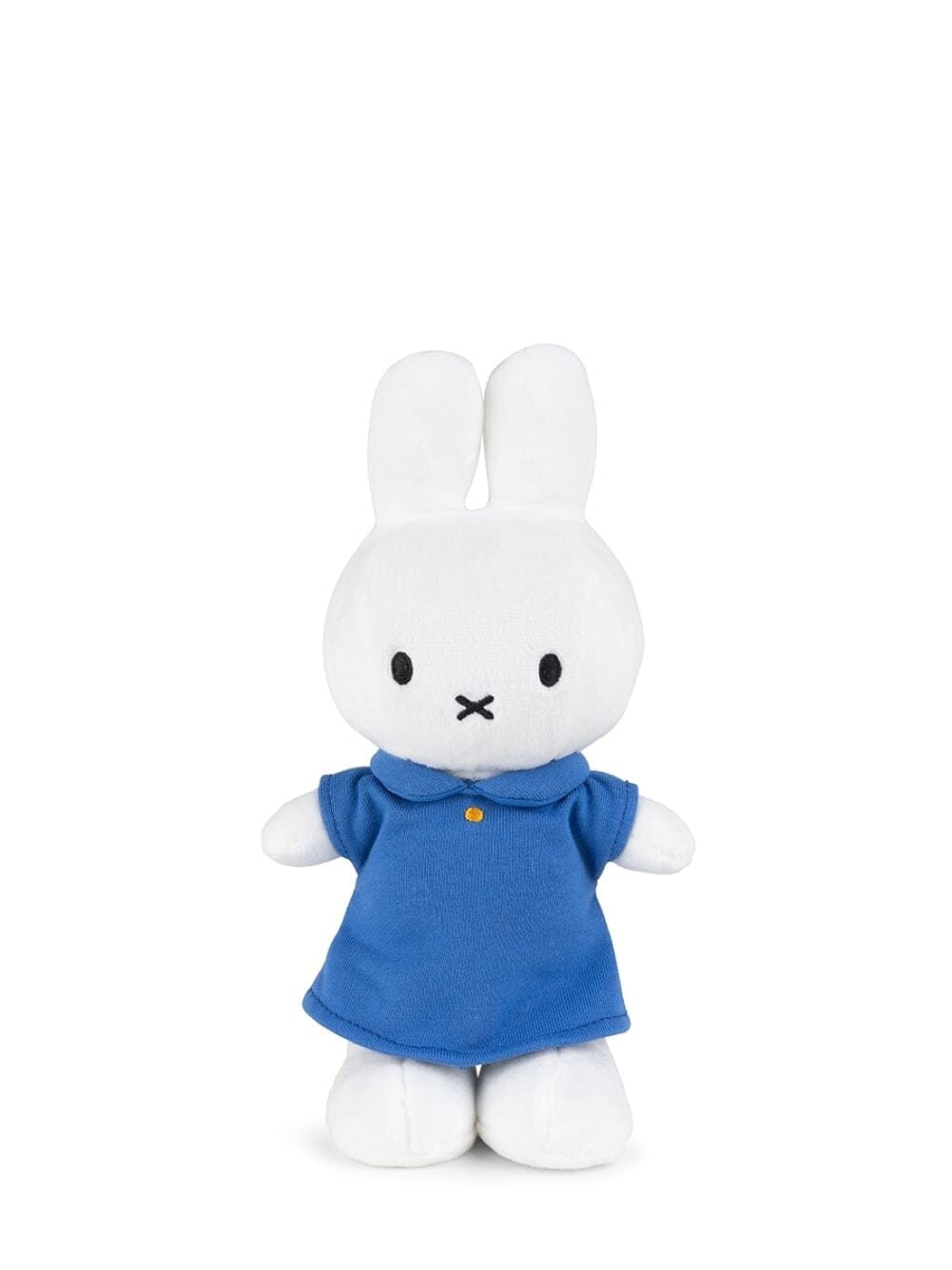 Miffy Schlüsselanhänger weiß mit blauem Kleid 10 cm Schlüsselanhänger Bon Ton Toys