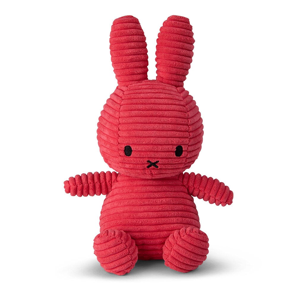 Miffy aus Cord sitzend Farbe Fuchsia Rose 23 cm Kuscheltiere Bon Ton Toys