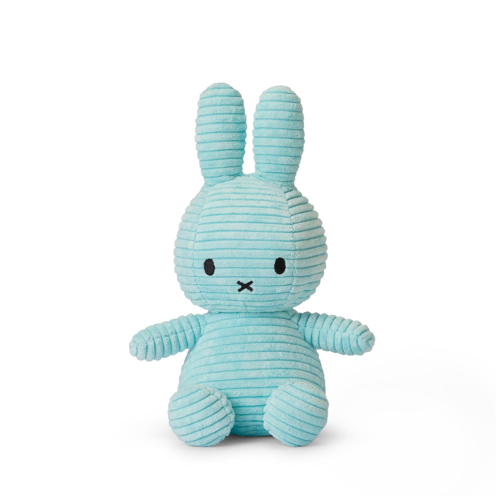 Miffy aus ECO Cord sitzend Farbe türkis / turqouise 23 cm Kuscheltiere Bon Ton Toys