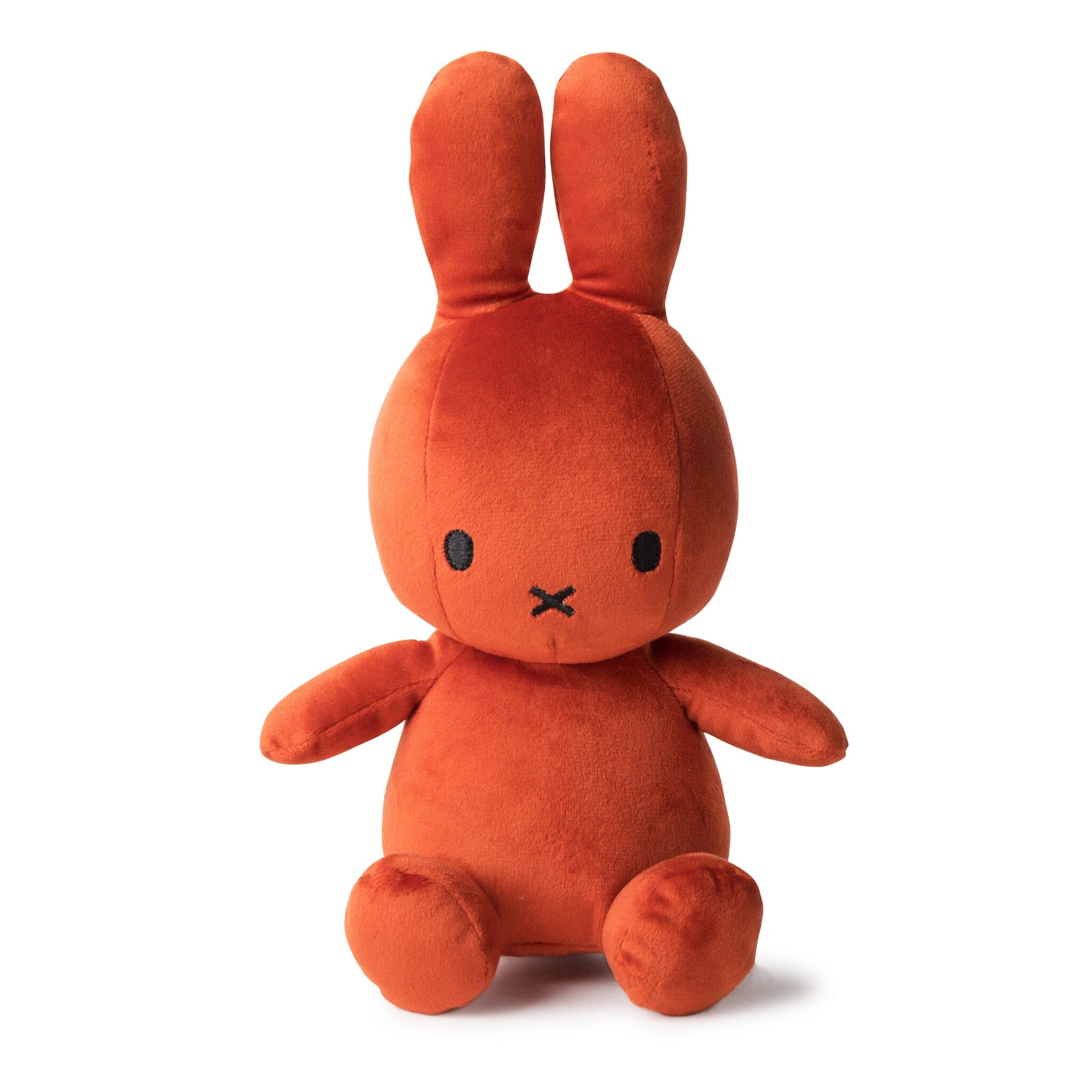 Miffy Sitting Velvet samtig terra / terracotta 23 cm Kuscheltiere Bon Ton Toys